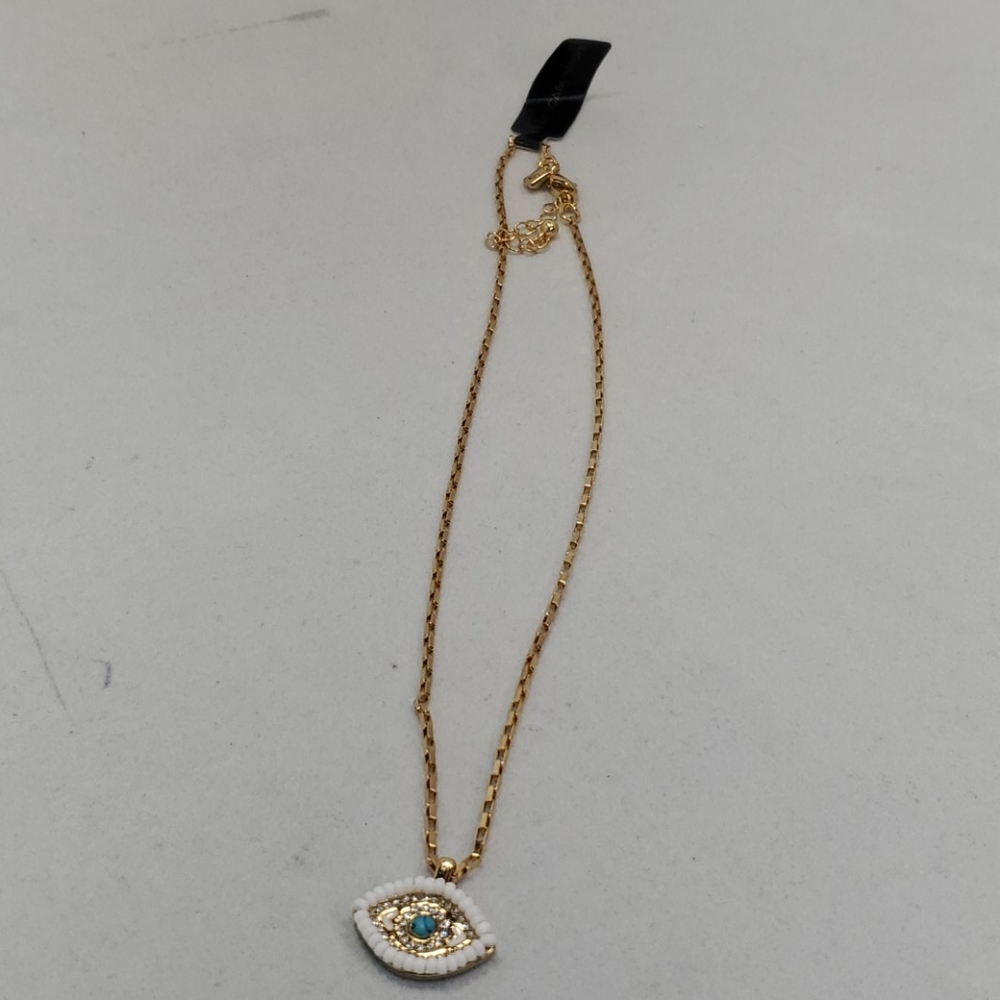 Rebecca Minkoff Evil Eye Necklace With Turquoise - Picture 5 of 7